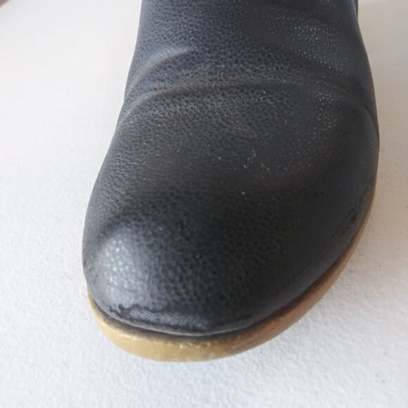 Jessica Cline women's size 7.5W black and brown ankle boot - Picture 12 of 14